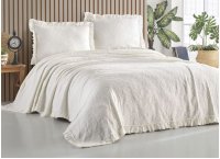 Жаккардовое покрывало с наволочками Saheser - Ilda Krem (Turkey), 240 х 260 см